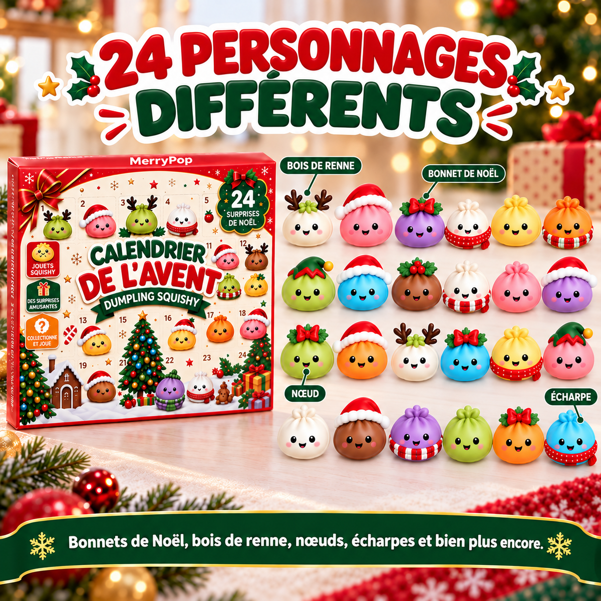 MerryPop - Calendrier Squishy
