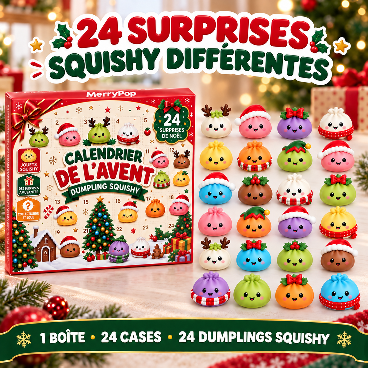 MerryPop - Calendrier Squishy