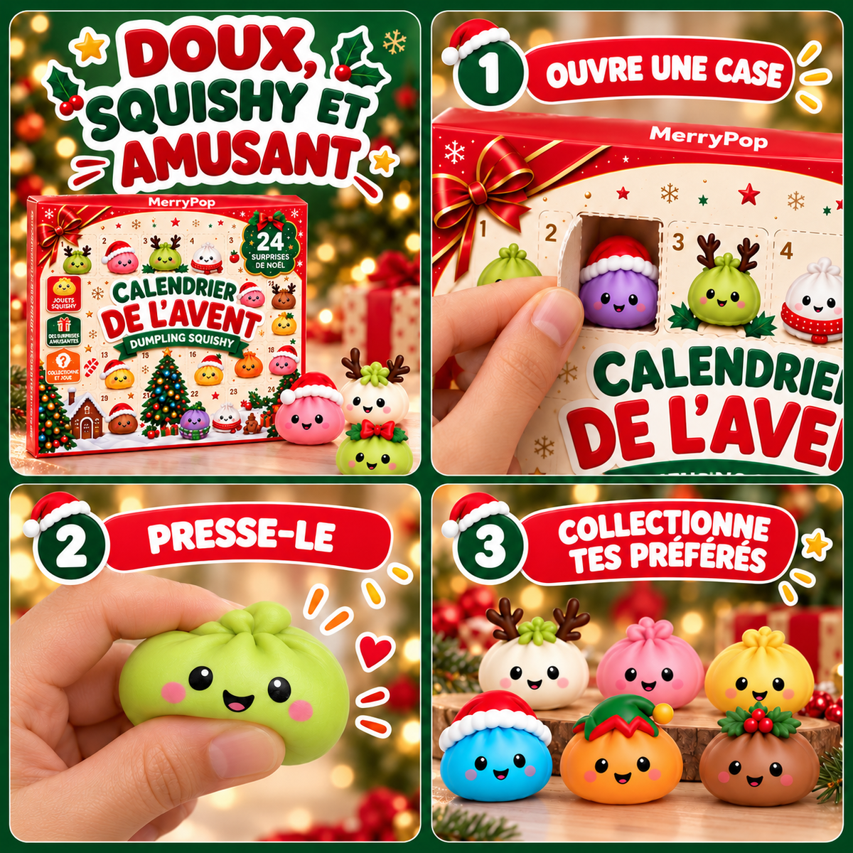 MerryPop - Calendrier Squishy