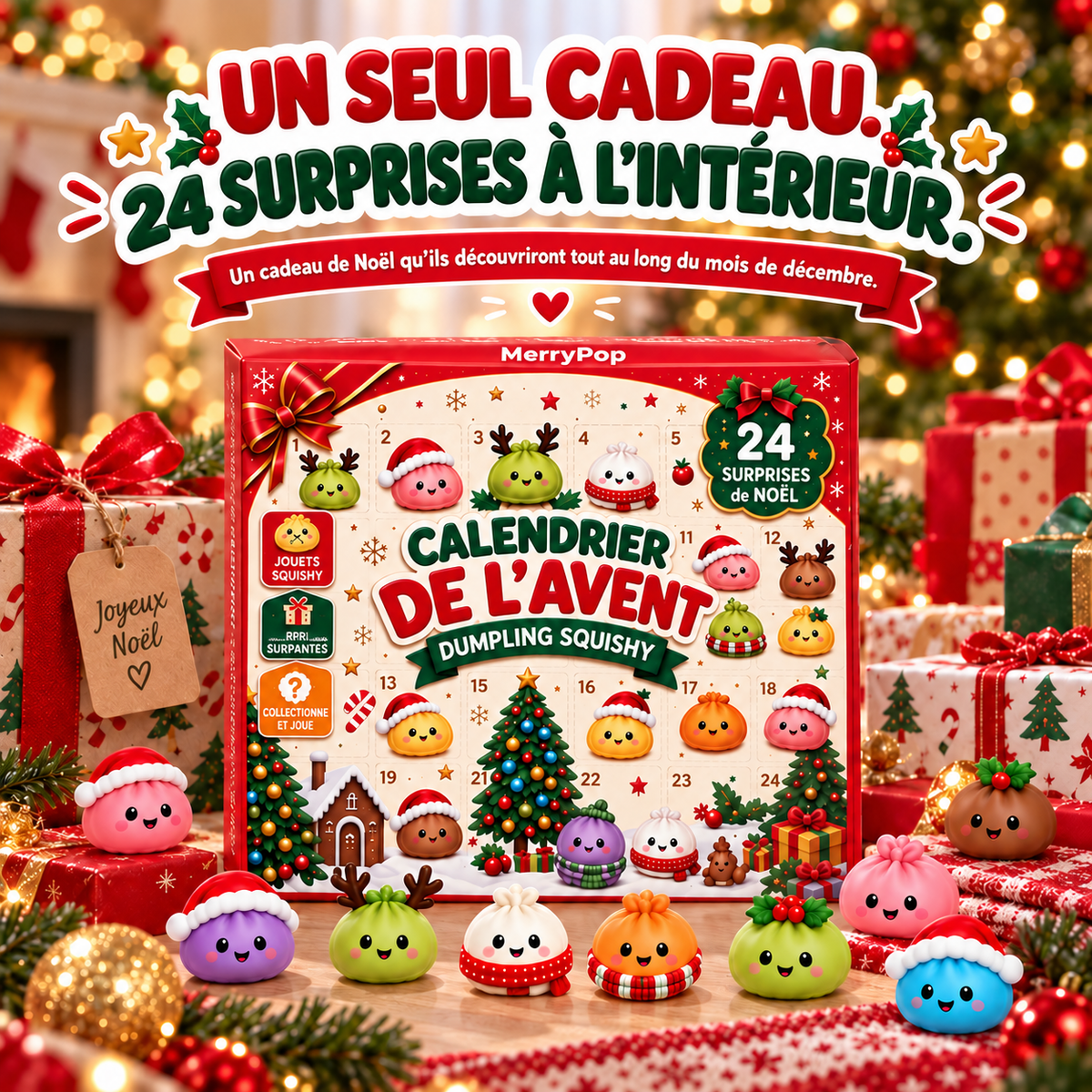 MerryPop - Calendrier Squishy